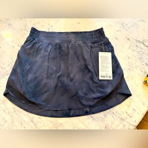 Lululemon - Tennis Skirt - Grey TyeDye - size 10 NWT
